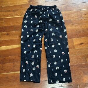 Charming Owl Print Pajama Pants